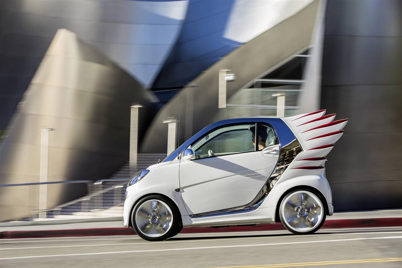 smart fortwo electric drive by jeremy scott