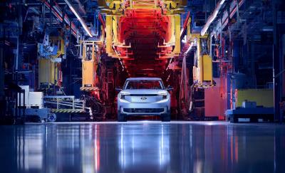 Mass production of new all-electric Explorer starts at Ford's EV assembly plant in Cologne