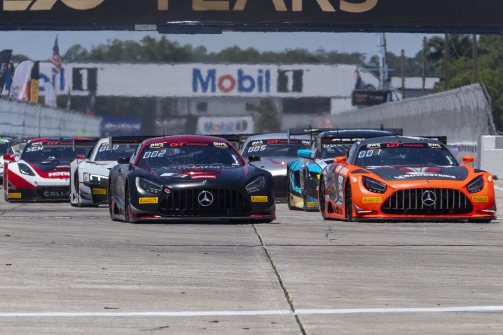 Mercedes-AMG Motorsport Customer Racing Teams Tally Second-Straight GT America powered by AWS Win Sweep and a String of Podium Finishes in Competitive SRO America Championships Race Weekend at Sebring International Raceway