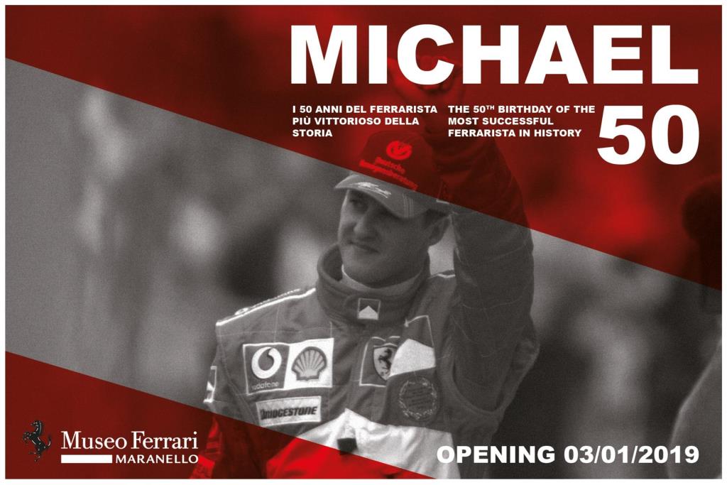 'Michael 50', Schumacher Exhibition To Open At Ferrari Museum