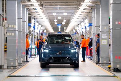 Volvo Cars starts production of fully electric EX90 SUV
